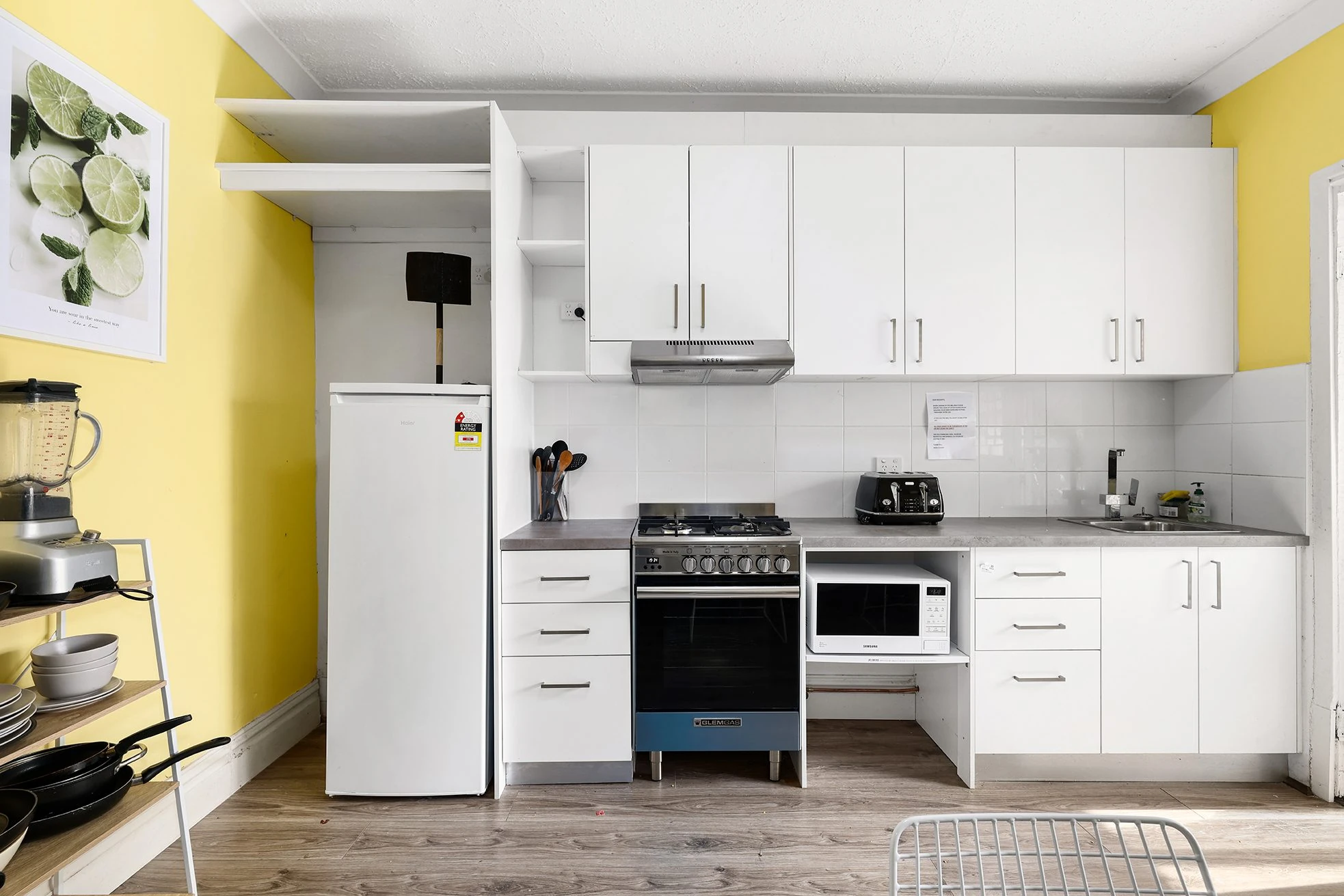 An accessible kitchen in an apartment at our Bondi Junction village.