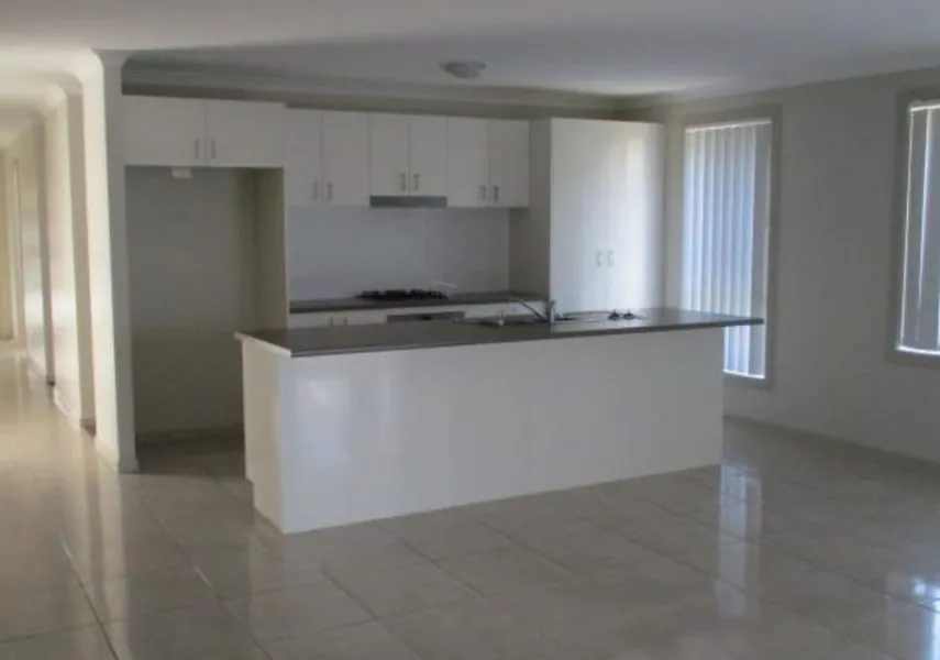 the open plan kitchen and living area at Hamlyn Terrace