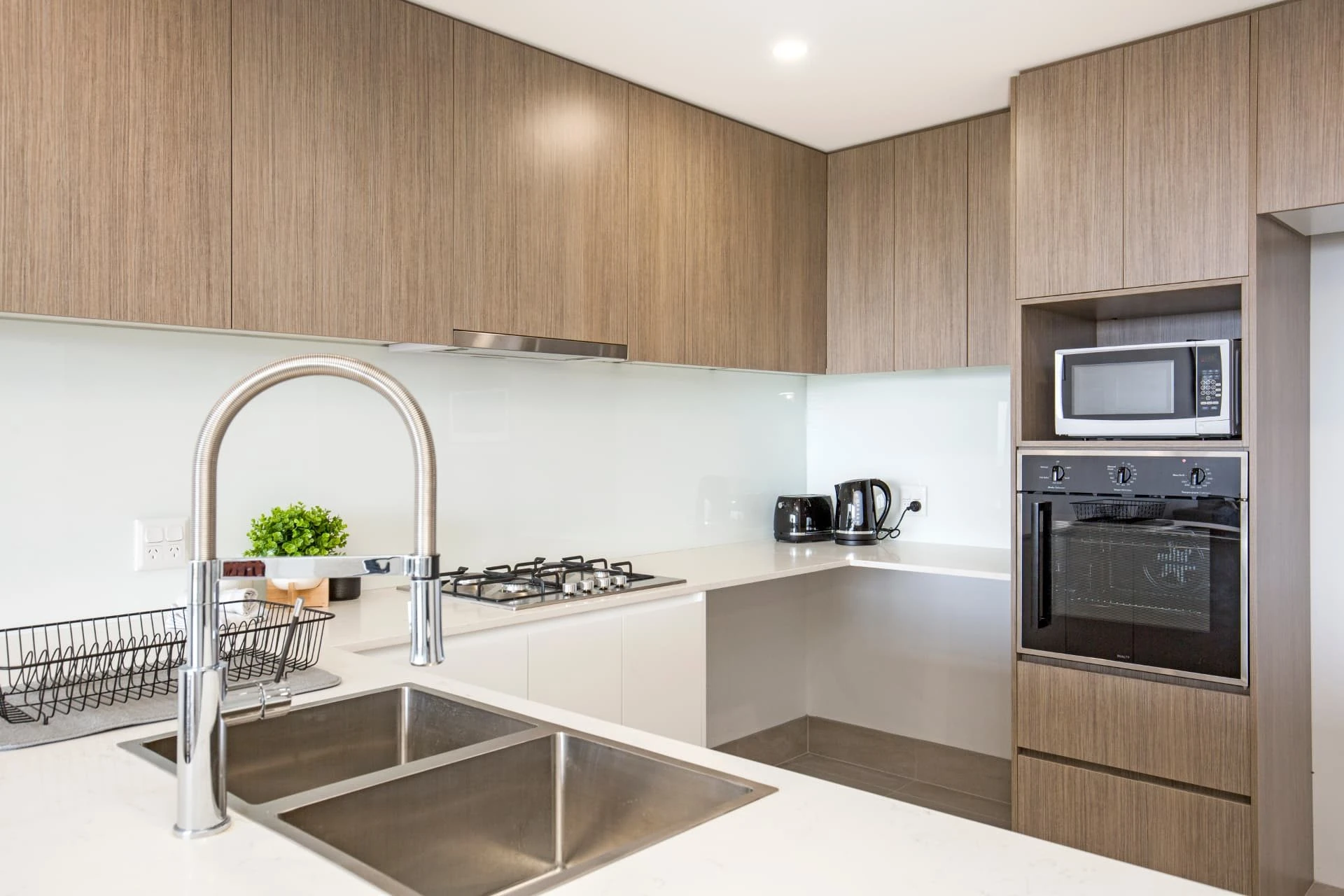 the kitchen of an apartment at Wollongong
